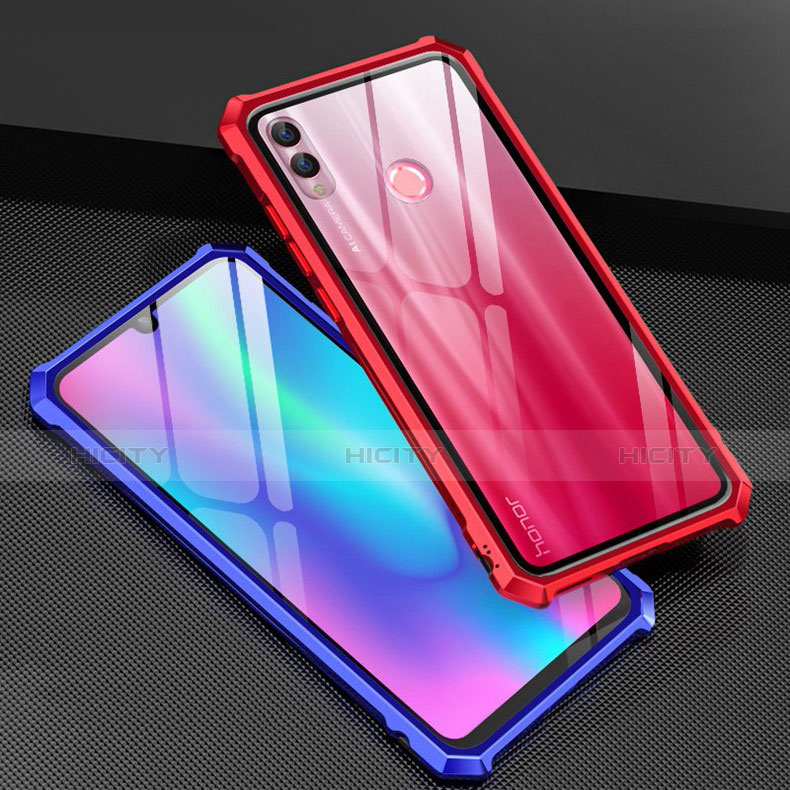 Custodia Lusso Alluminio Laterale Specchio Cover per Huawei Honor 10 Lite