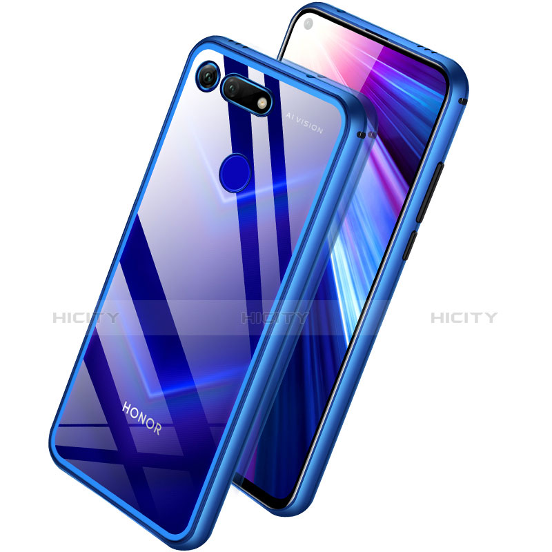 Custodia Lusso Alluminio Laterale Specchio Cover per Huawei Honor V20