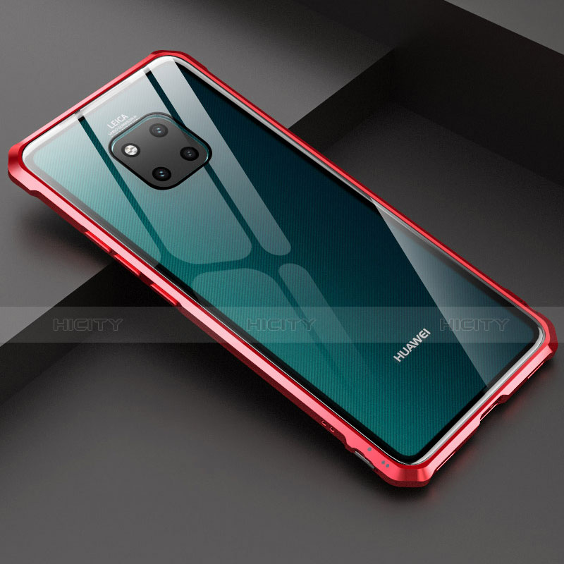 Custodia Lusso Alluminio Laterale Specchio Cover per Huawei Mate 20 Pro