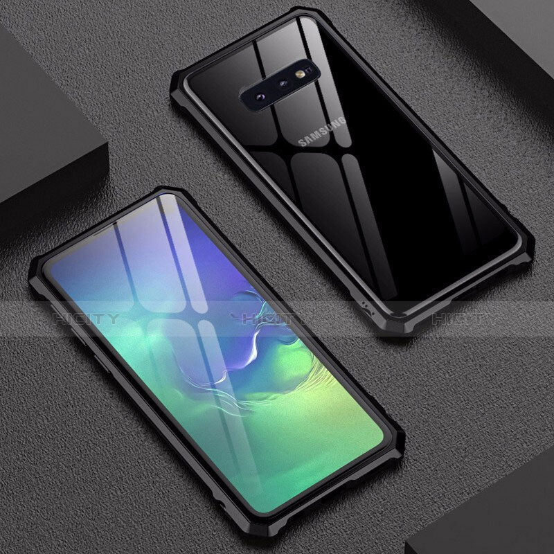 Custodia Lusso Alluminio Laterale Specchio Cover per Samsung Galaxy S10e