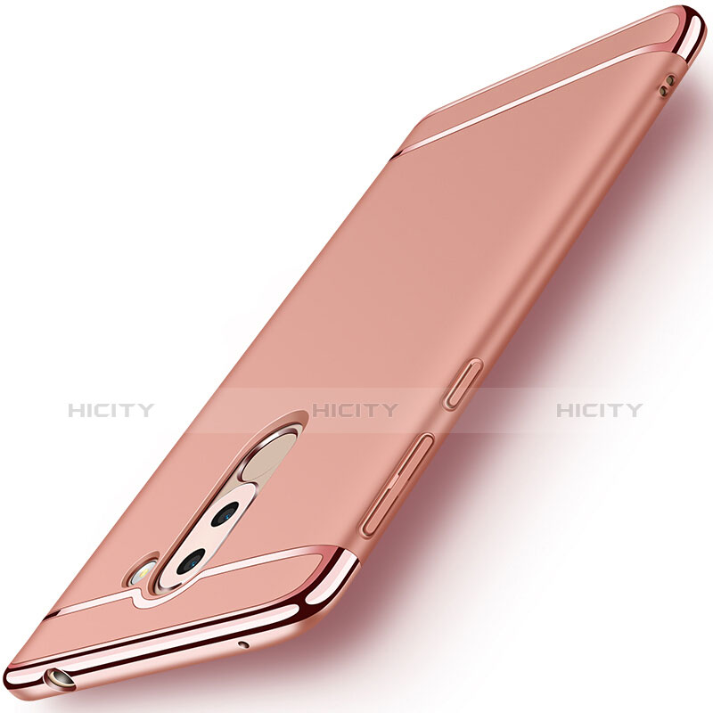 Custodia Lusso Alluminio per Huawei Honor 6X Pro Oro Rosa