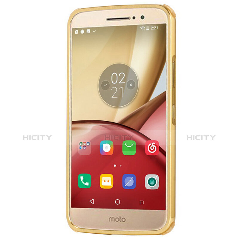 Custodia Lusso Alluminio per Motorola Moto M XT1662 Oro