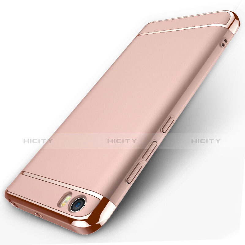 Custodia Lusso Alluminio per Xiaomi Mi 5 Oro Rosa