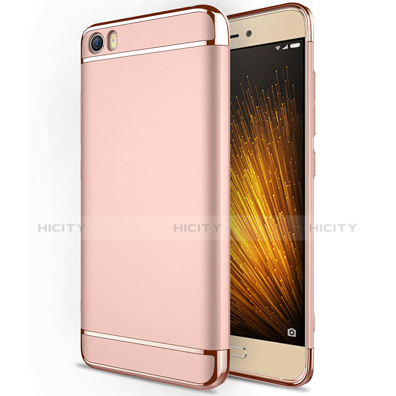 Custodia Lusso Alluminio per Xiaomi Mi 5 Oro Rosa