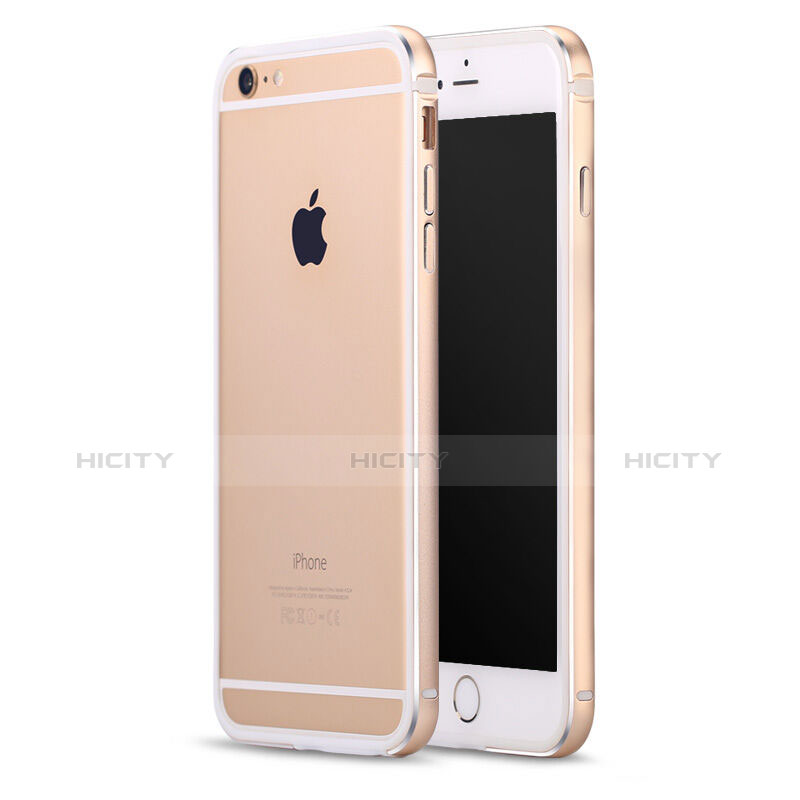 Custodia Lusso Laterale Alluminio per Apple iPhone 6 Oro