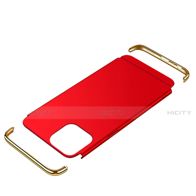 Custodia Lusso Metallo Laterale e Plastica Cover con Cordoncino per Apple iPhone 14 Pro