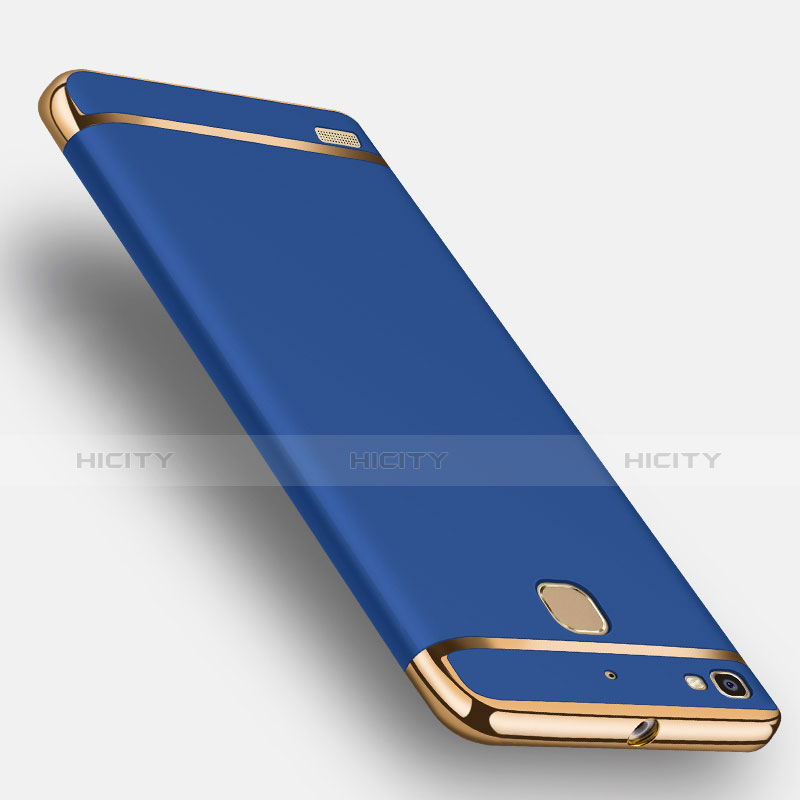 Custodia Lusso Metallo Laterale e Plastica Cover con Cordoncino per Huawei Enjoy 5S