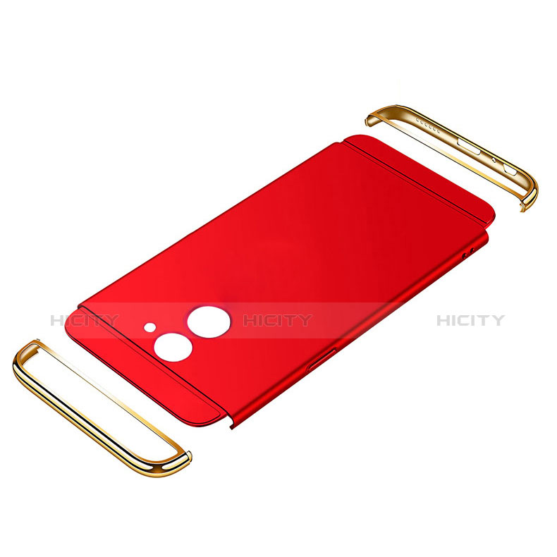 Custodia Lusso Metallo Laterale e Plastica Cover con Cordoncino per Huawei Enjoy 7 Plus