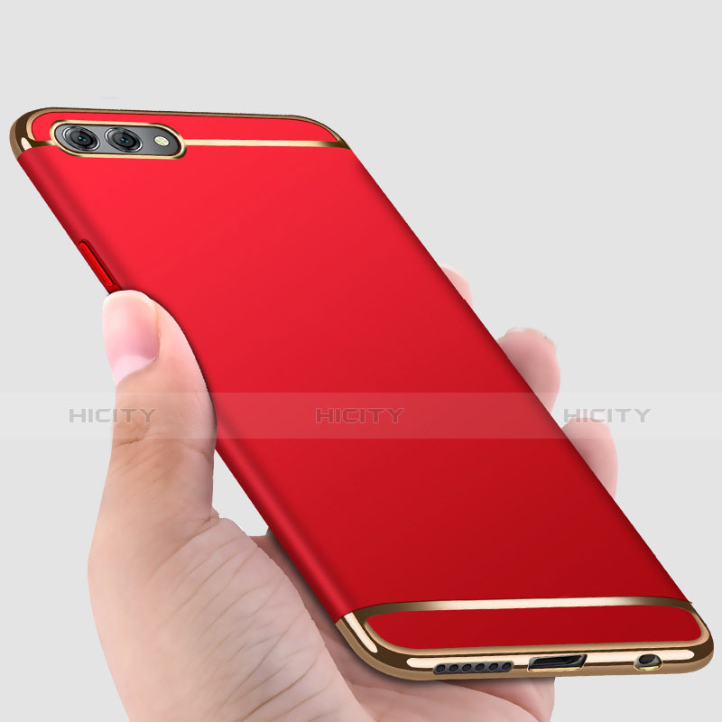 Custodia Lusso Metallo Laterale e Plastica Cover con Cordoncino per Huawei Nova 2S