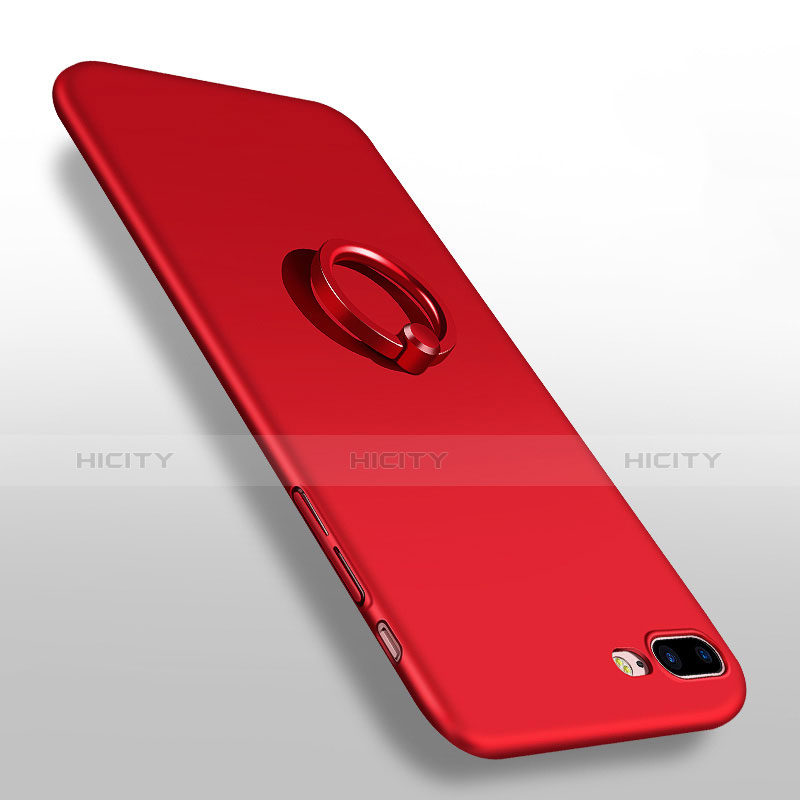 Custodia Lusso Metallo Laterale e Plastica Cover F02 per Apple iPhone 7 Plus Rosso