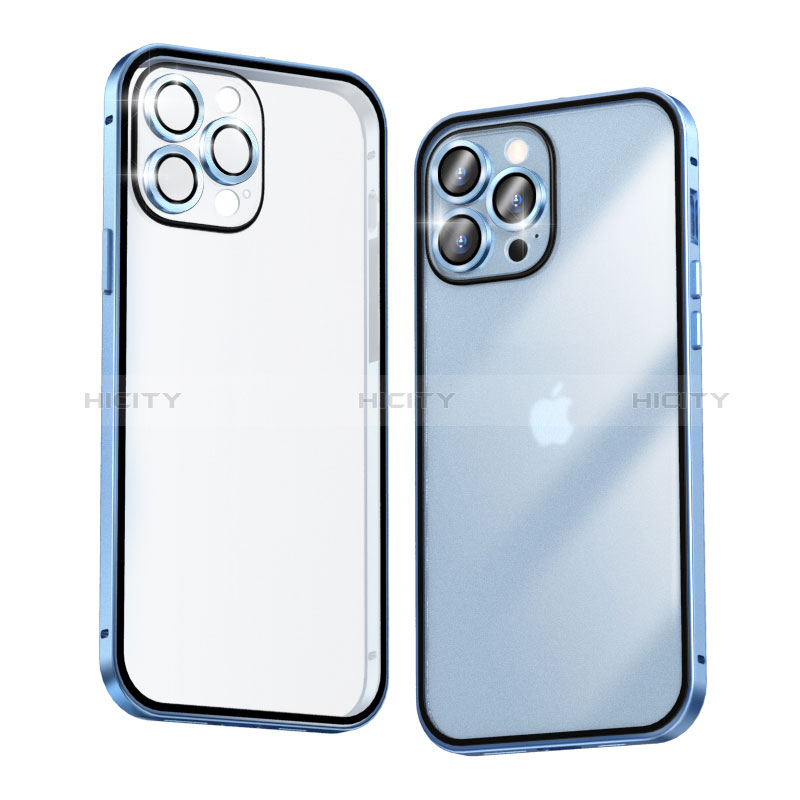 Custodia Lusso Metallo Laterale e Plastica Cover LF3 per Apple iPhone 13 Pro