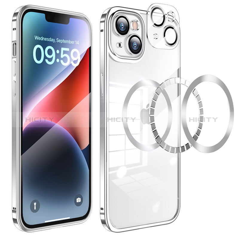 Custodia Lusso Metallo Laterale e Plastica Cover LF5 per Apple iPhone 14