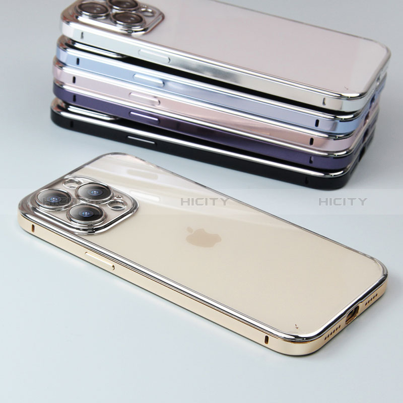 Custodia Lusso Metallo Laterale e Plastica Cover LF5 per Apple iPhone 15 Pro Max