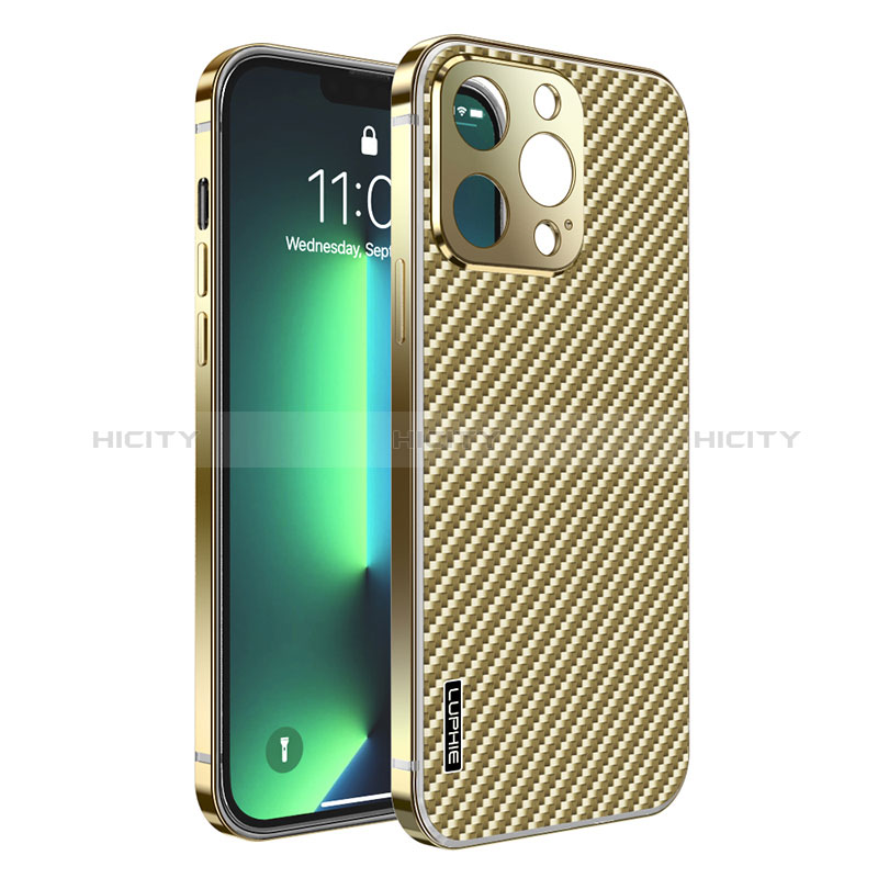 Custodia Lusso Metallo Laterale e Plastica Cover LF6 per Apple iPhone 13 Pro