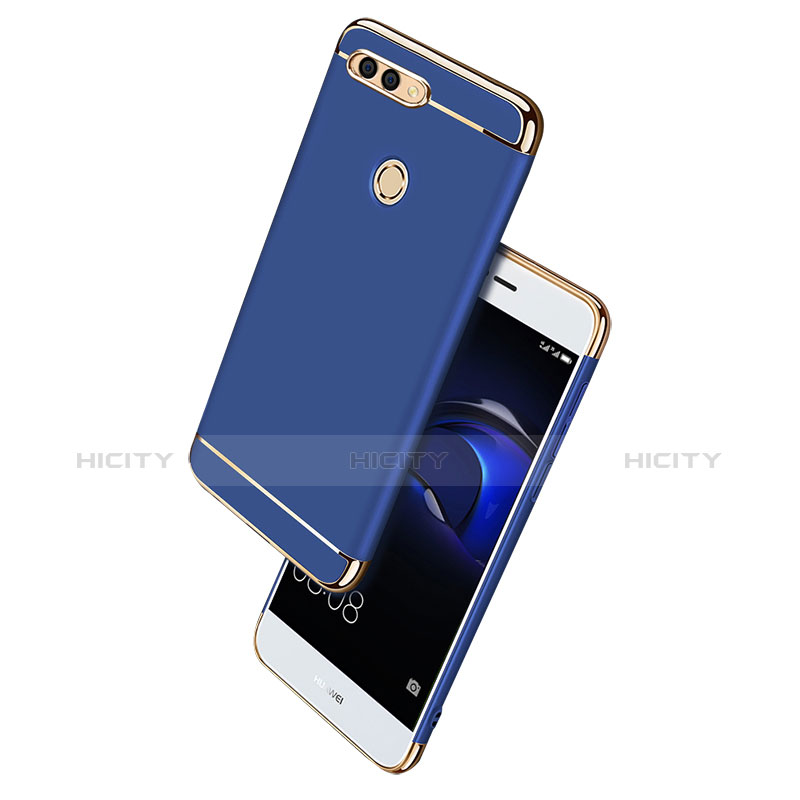 Custodia Lusso Metallo Laterale e Plastica Cover M01 per Huawei Enjoy 7S