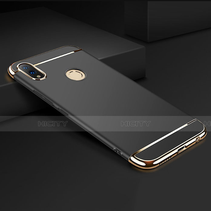 Custodia Lusso Metallo Laterale e Plastica Cover M01 per Huawei Honor 8X Nero