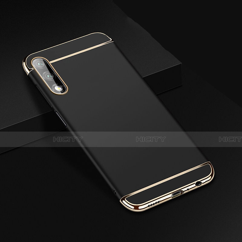 Custodia Lusso Metallo Laterale e Plastica Cover M01 per Huawei Honor 9X Nero