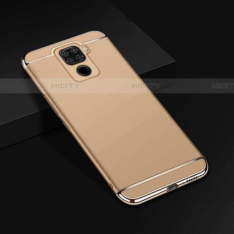 Custodia Lusso Metallo Laterale e Plastica Cover M01 per Huawei Nova 5i Pro Oro