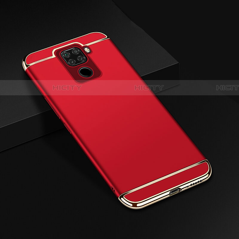 Custodia Lusso Metallo Laterale e Plastica Cover M01 per Huawei Nova 5z Rosso