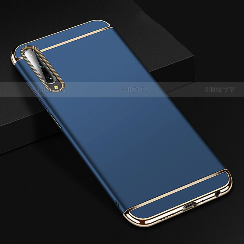 Custodia Lusso Metallo Laterale e Plastica Cover M01 per Huawei P Smart Pro (2019)