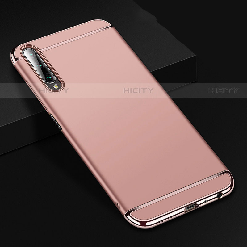 Custodia Lusso Metallo Laterale e Plastica Cover M01 per Huawei P Smart Pro (2019)