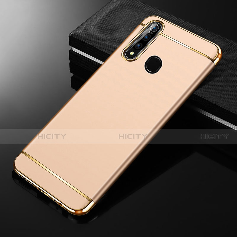 Custodia Lusso Metallo Laterale e Plastica Cover M01 per Oppo A31 Oro