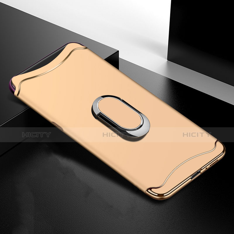 Custodia Lusso Metallo Laterale e Plastica Cover M01 per Oppo Find X