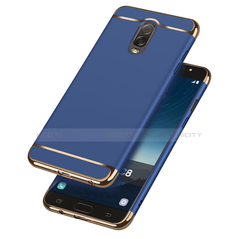 Custodia Lusso Metallo Laterale e Plastica Cover M01 per Samsung Galaxy C8 C710F