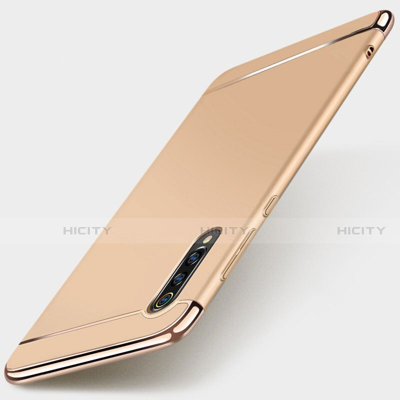 Custodia Lusso Metallo Laterale e Plastica Cover M01 per Xiaomi Mi 9 Pro Oro