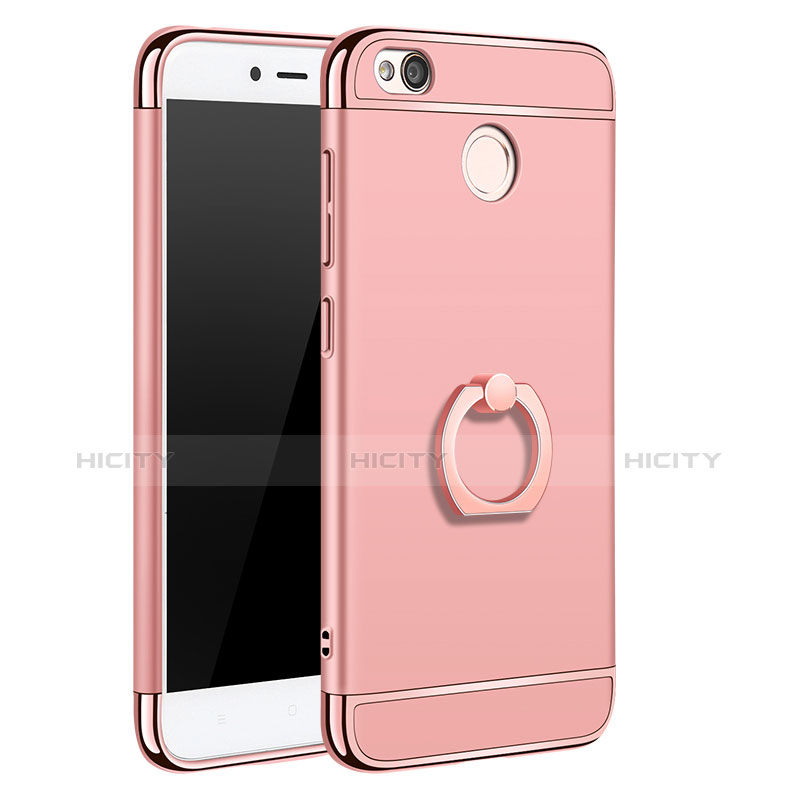 Custodia Lusso Metallo Laterale e Plastica Cover M01 per Xiaomi Redmi 4X Oro Rosa