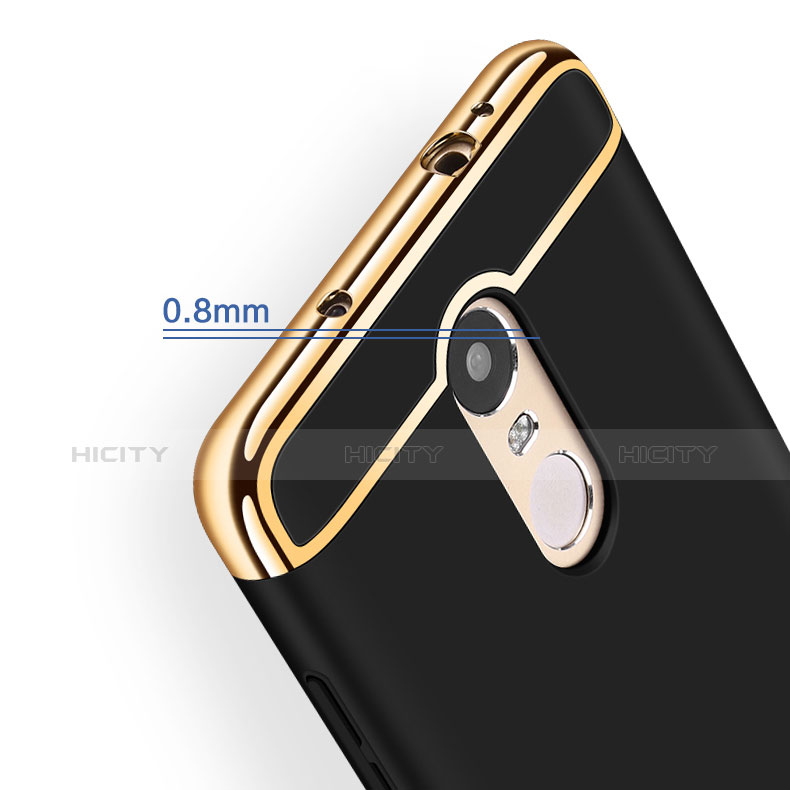 Custodia Lusso Metallo Laterale e Plastica Cover M01 per Xiaomi Redmi Note 3 MediaTek