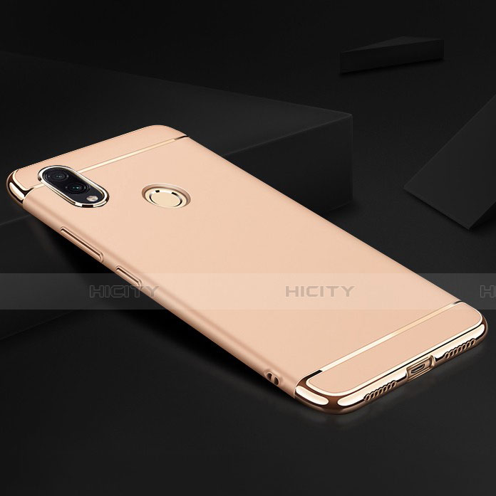 Custodia Lusso Metallo Laterale e Plastica Cover M01 per Xiaomi Redmi Note 7 Oro