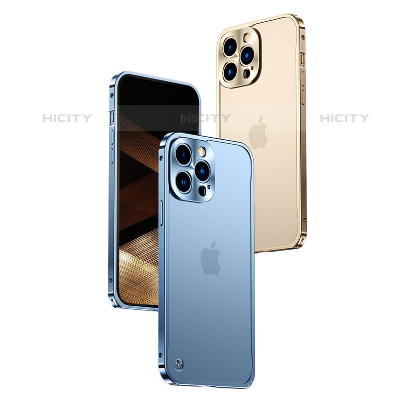 Custodia Lusso Metallo Laterale e Plastica Cover QC1 per Apple iPhone 16 Pro