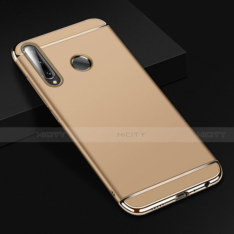 Custodia Lusso Metallo Laterale e Plastica Cover T01 per Huawei Honor 20 Lite Oro