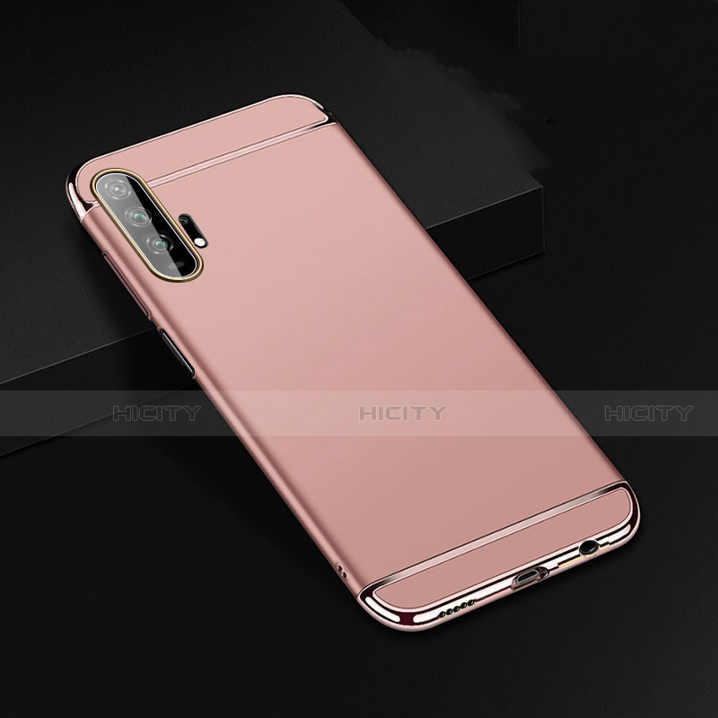 Custodia Lusso Metallo Laterale e Plastica Cover T01 per Huawei Honor 20 Pro