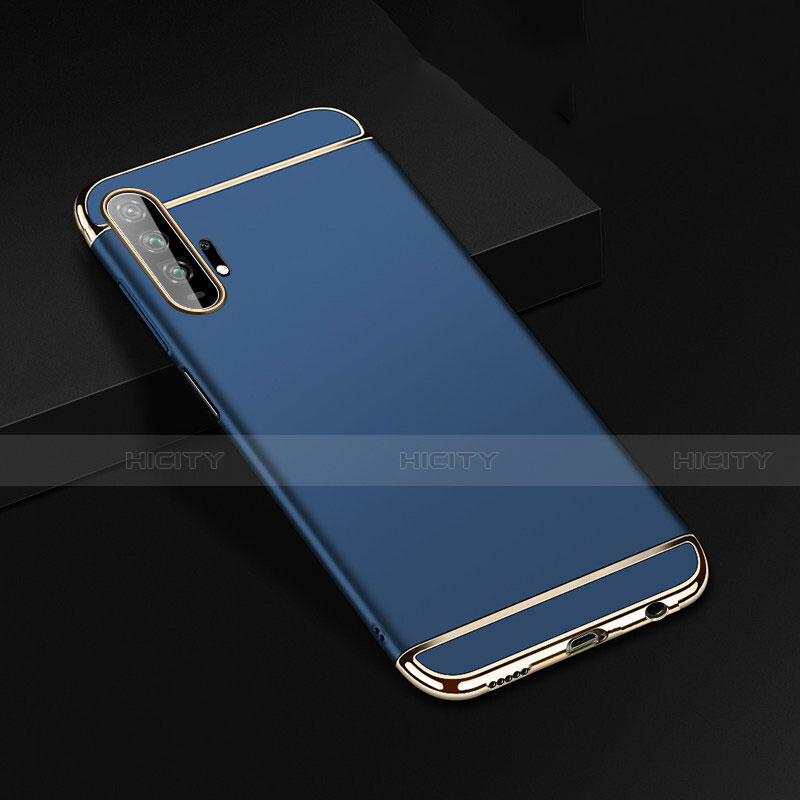 Custodia Lusso Metallo Laterale e Plastica Cover T01 per Huawei Honor 20 Pro