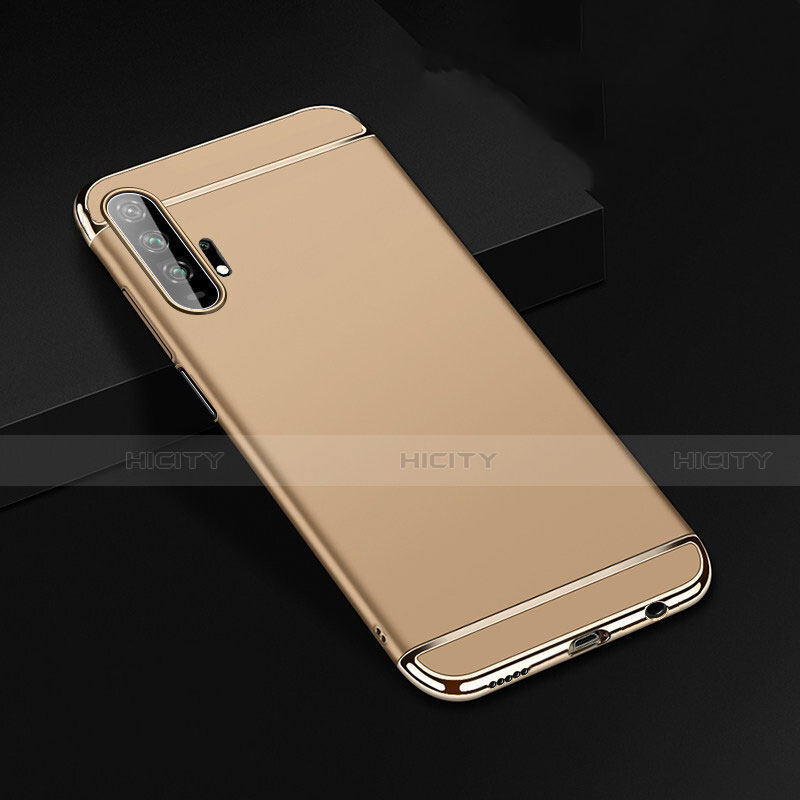 Custodia Lusso Metallo Laterale e Plastica Cover T01 per Huawei Honor 20 Pro