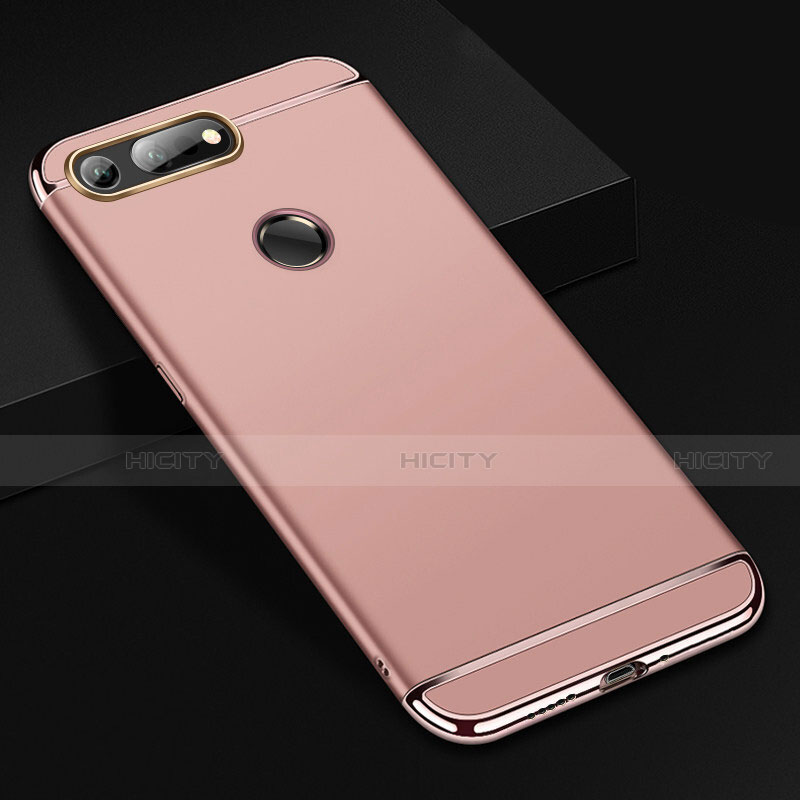 Custodia Lusso Metallo Laterale e Plastica Cover T01 per Huawei Honor View 20