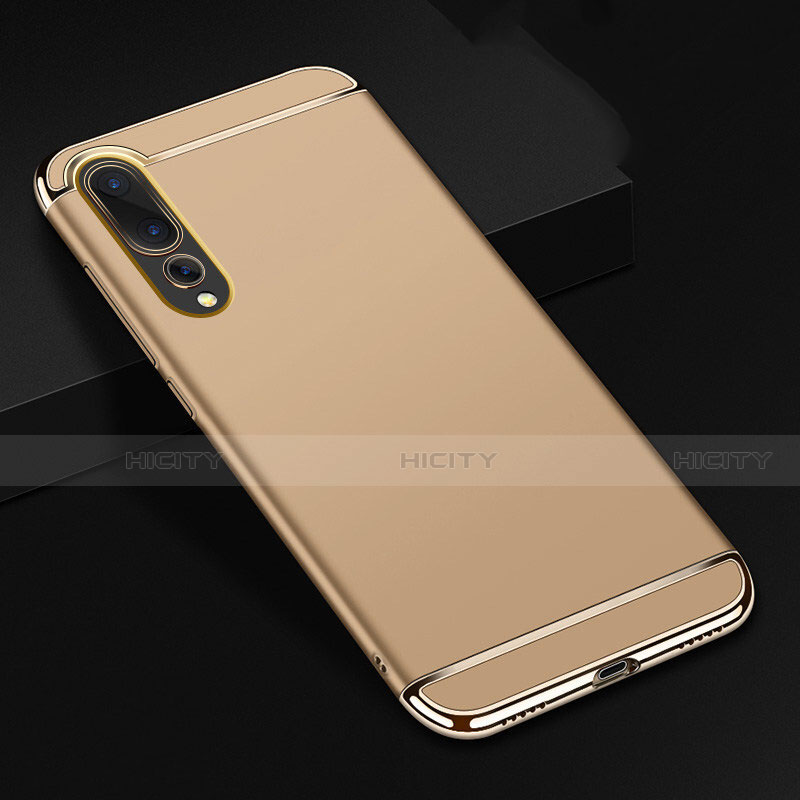 Custodia Lusso Metallo Laterale e Plastica Cover T01 per Huawei P20 Pro