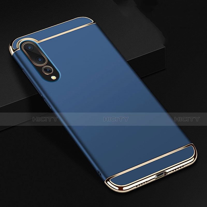 Custodia Lusso Metallo Laterale e Plastica Cover T01 per Huawei P20 Pro