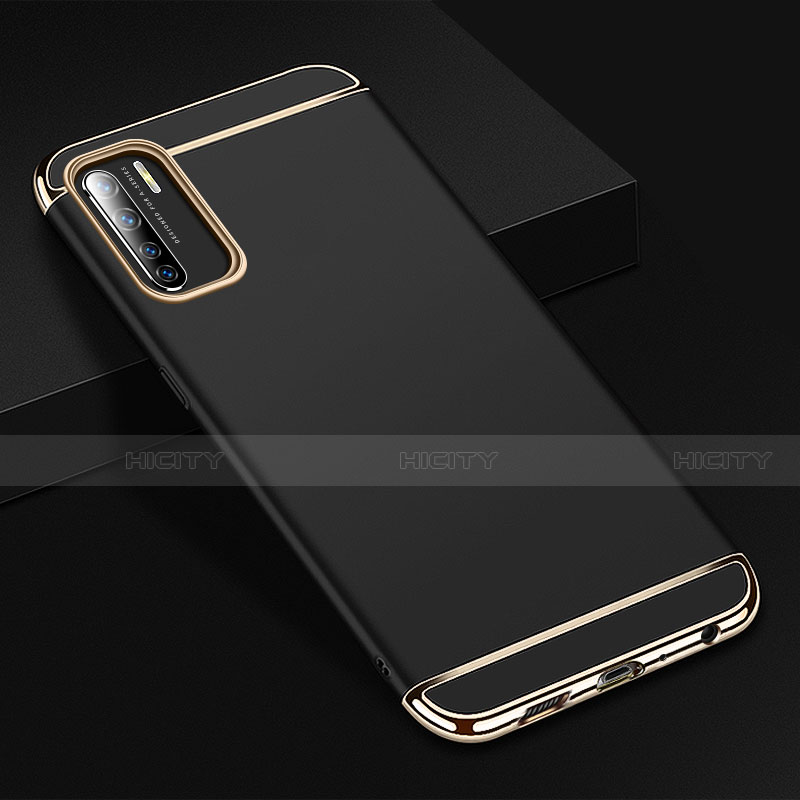 Custodia Lusso Metallo Laterale e Plastica Cover T02 per Oppo Find X2 Lite