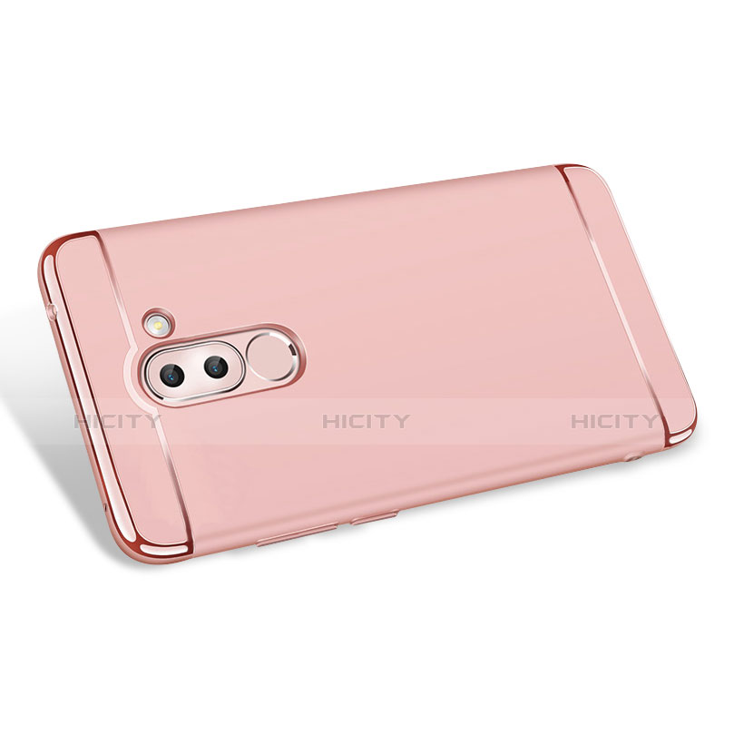 Custodia Lusso Metallo Laterale e Plastica M02 per Huawei Honor 6X Oro Rosa