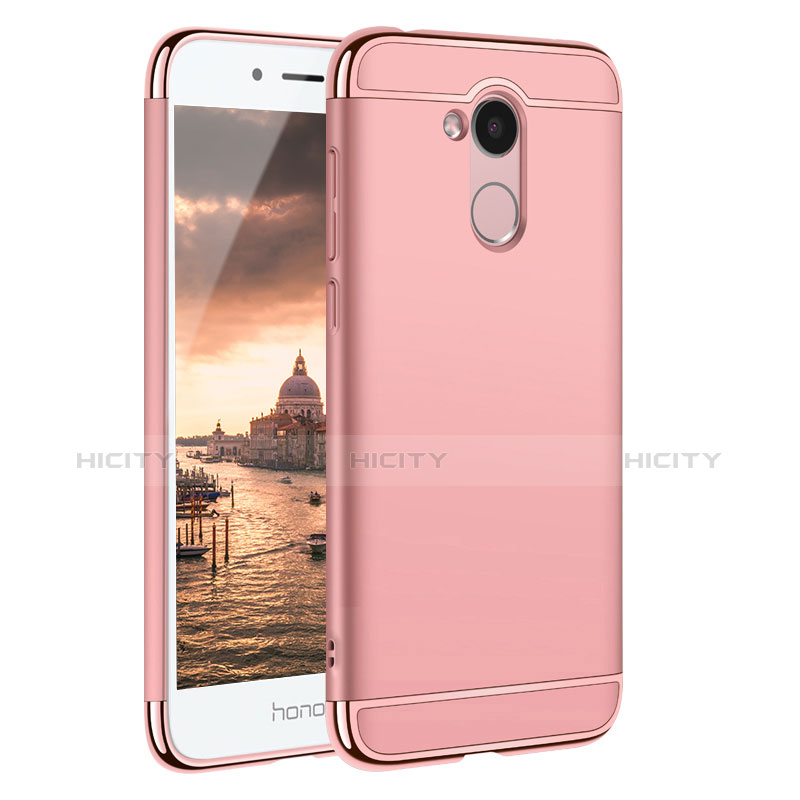 Custodia Lusso Metallo Laterale e Plastica per Huawei Honor 6A Oro Rosa