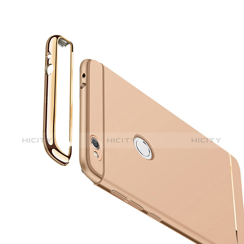 Custodia Lusso Metallo Laterale e Plastica per Huawei Honor 8 Lite Oro