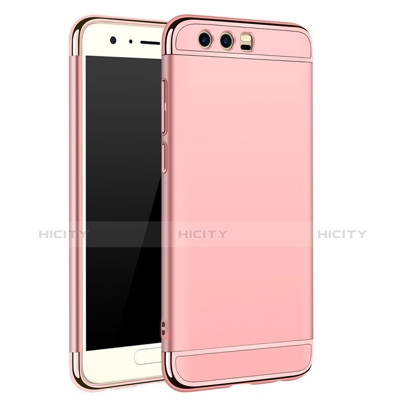 Custodia Lusso Metallo Laterale e Plastica per Huawei Honor 9 Premium Oro Rosa