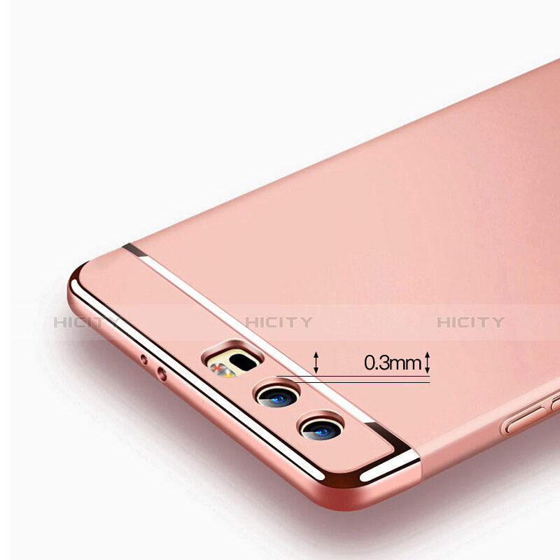 Custodia Lusso Metallo Laterale e Plastica per Huawei Honor 9 Premium Oro Rosa