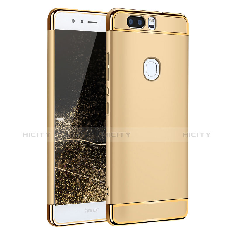 Custodia Lusso Metallo Laterale e Plastica per Huawei Honor V8 Oro