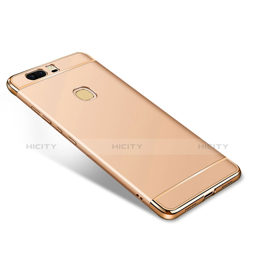 Custodia Lusso Metallo Laterale e Plastica per Huawei Honor V8 Oro