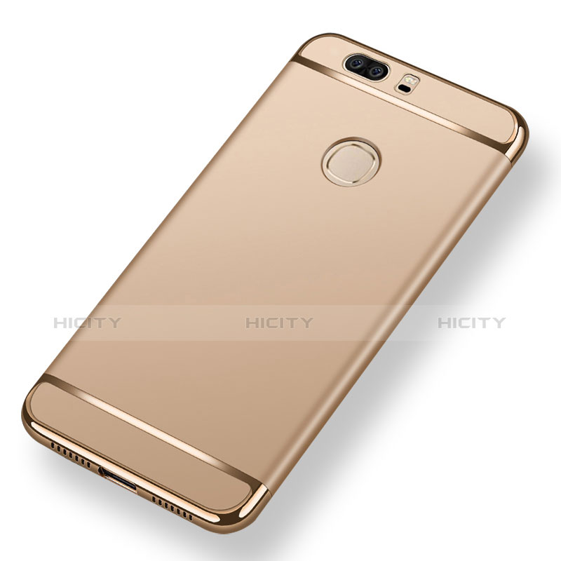 Custodia Lusso Metallo Laterale e Plastica per Huawei Honor V8 Oro