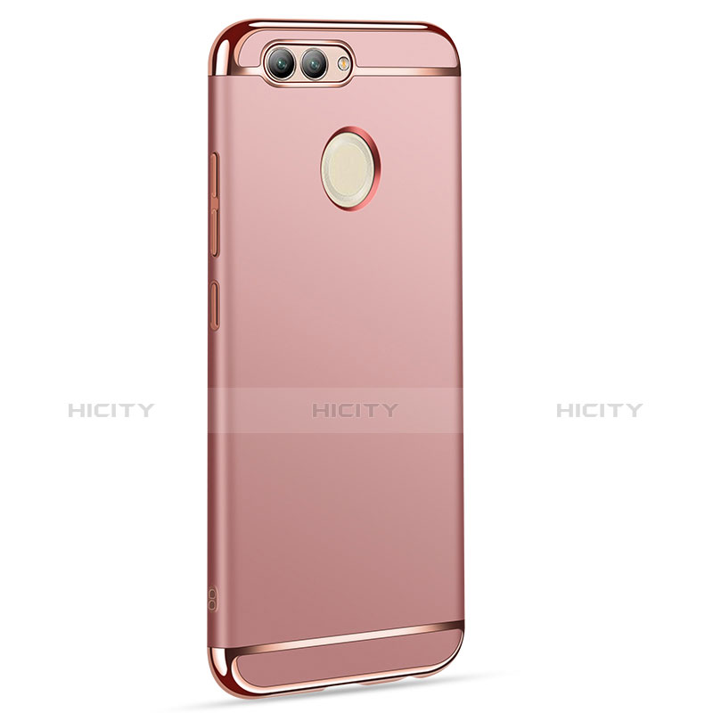 Custodia Lusso Metallo Laterale e Plastica per Huawei Nova 2 Oro Rosa